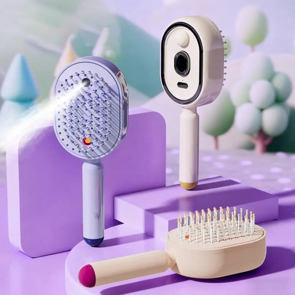 فرشاة شعر كهربائية 2 في 1 Electric Spray Hair Brush 2-In-1