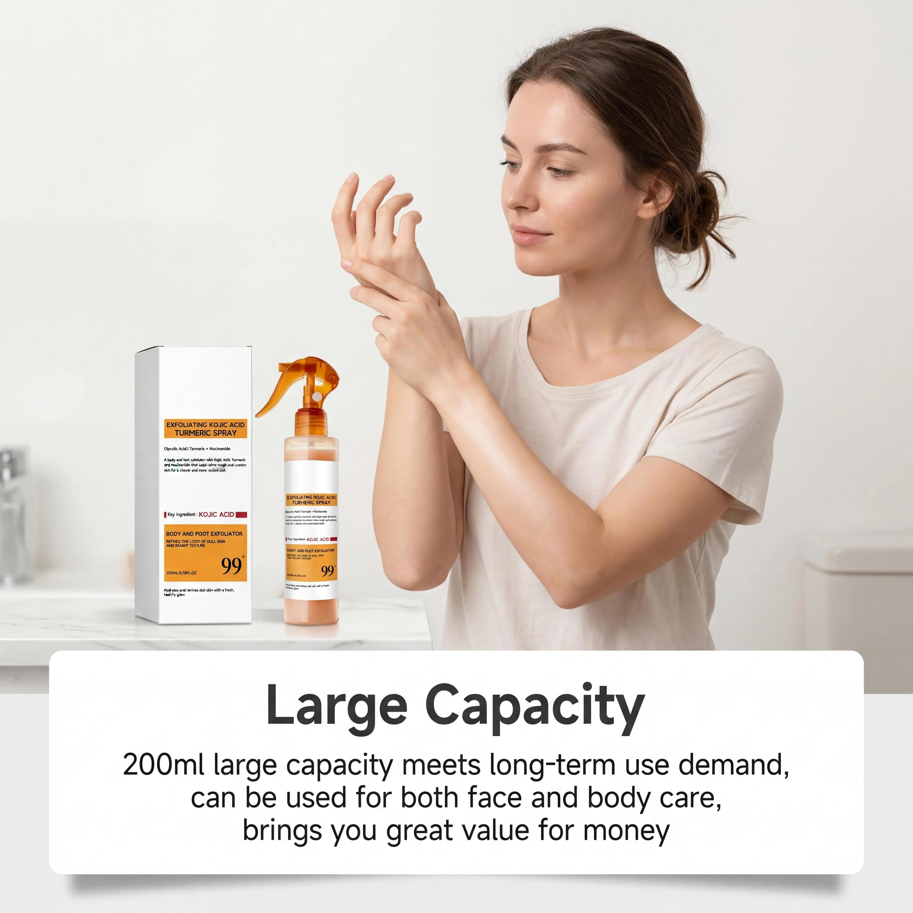 Kojic Acid Turmeric Care Spray بخاخ تقشير بحمض الكوجيك والكركم