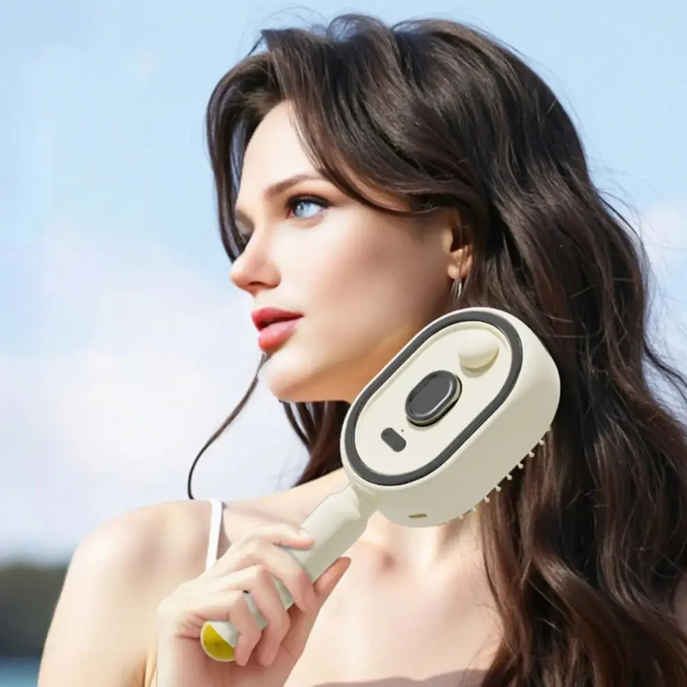 فرشاة شعر كهربائية 2 في 1 Electric Spray Hair Brush 2-In-1