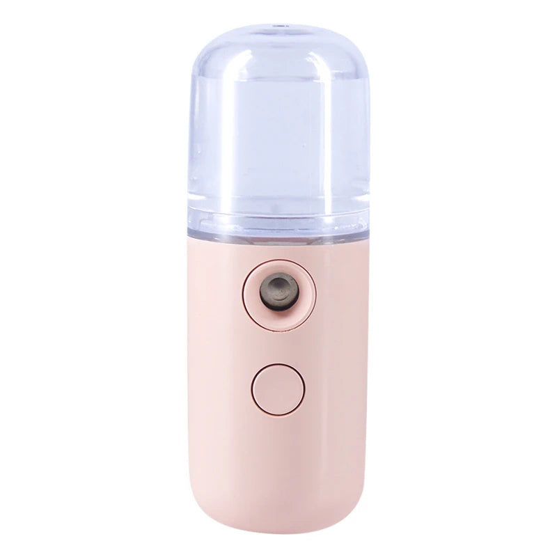 Portable USB-Rechargeable Facial Mist Sprayer – 30ml Capacity بخاخ رذاذ للوجه محمول قابل للشحن عبر USB – سعة 30 مل