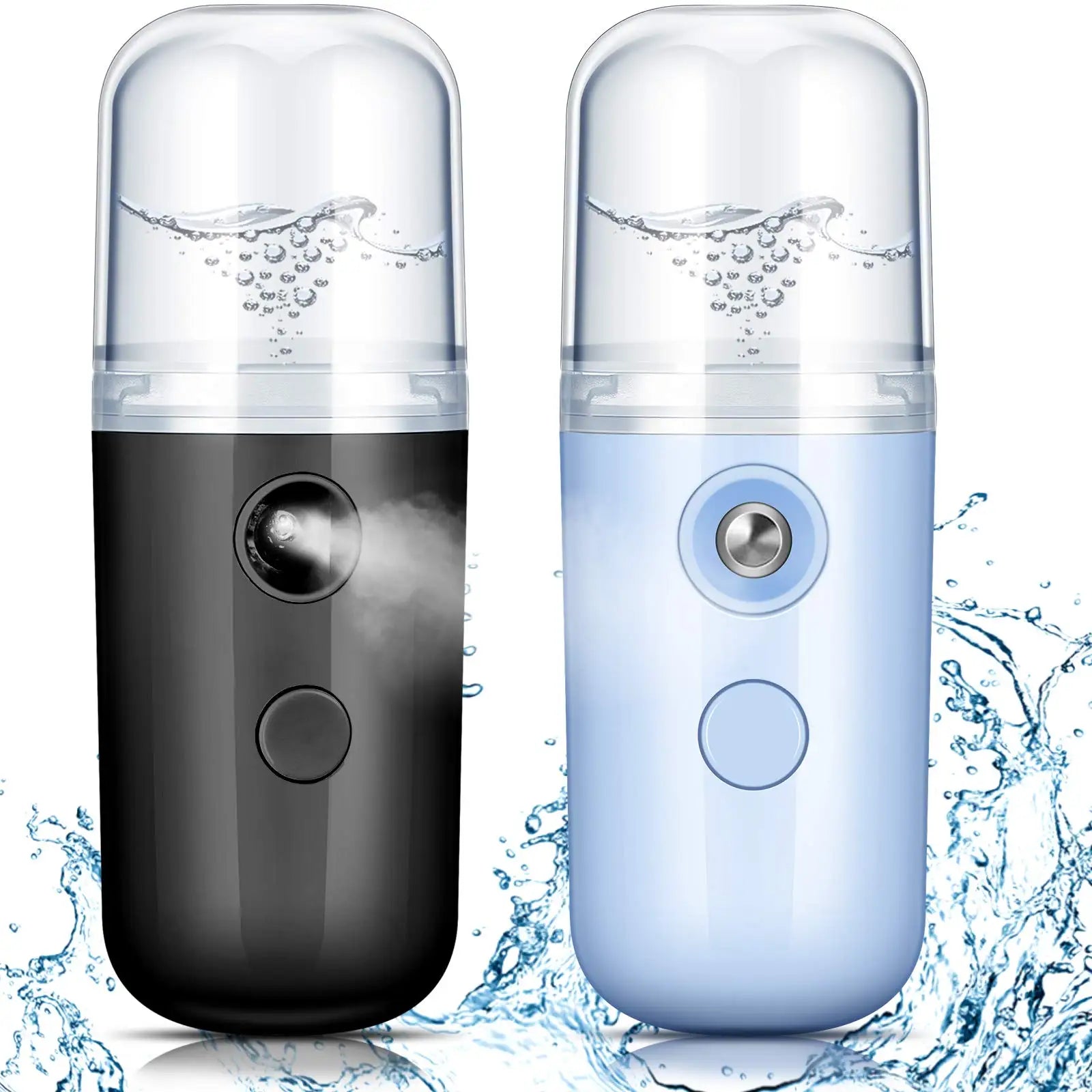 Portable USB-Rechargeable Facial Mist Sprayer – 30ml Capacity بخاخ رذاذ للوجه محمول قابل للشحن عبر USB – سعة 30 مل