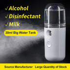 Portable USB-Rechargeable Facial Mist Sprayer – 30ml Capacity بخاخ رذاذ للوجه محمول قابل للشحن عبر USB – سعة 30 مل