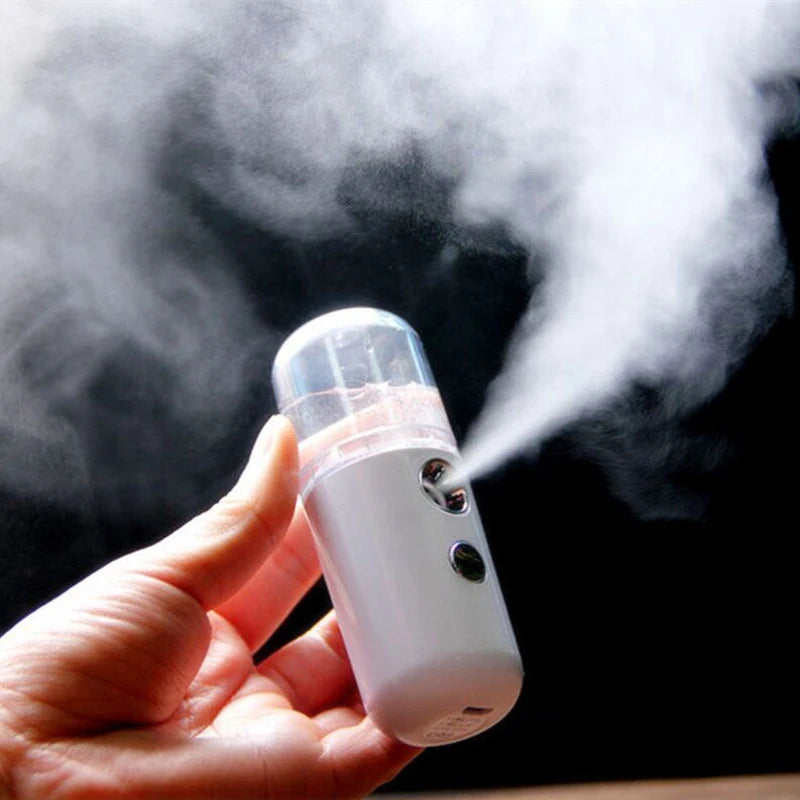 Portable USB-Rechargeable Facial Mist Sprayer – 30ml Capacity بخاخ رذاذ للوجه محمول قابل للشحن عبر USB – سعة 30 مل