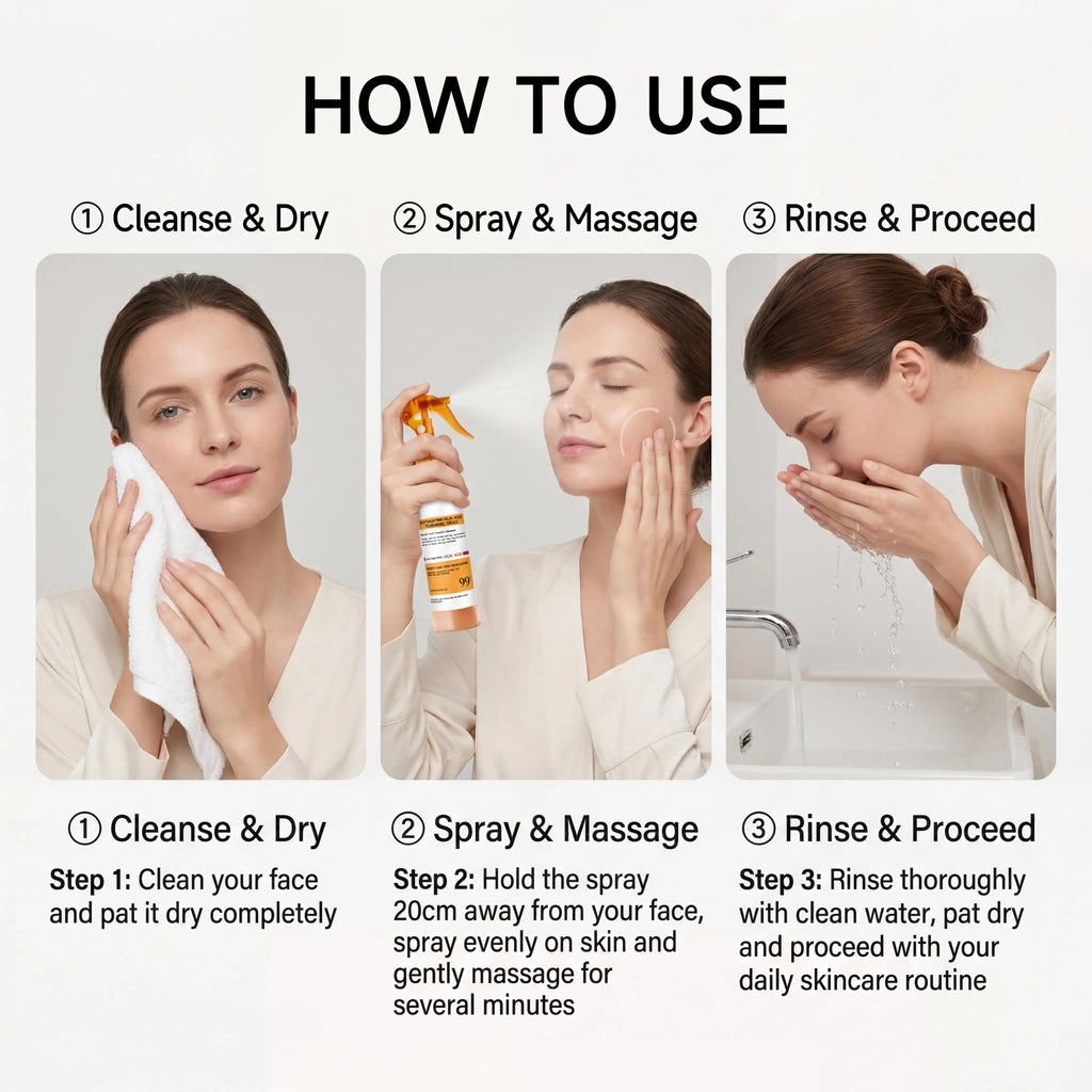 Kojic Acid Turmeric Care Spray بخاخ تقشير بحمض الكوجيك والكركم